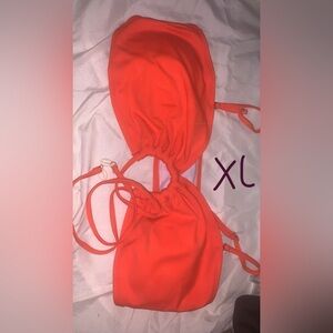 orange bikini set